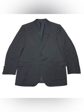 Ermenegildo Zegna Blazer Multi Season Mila Fit Solid Gray Wool Jacket US Sz 42R